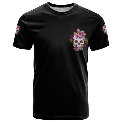 Warning This Tattooed Girl T-Shirt Graphic Tee