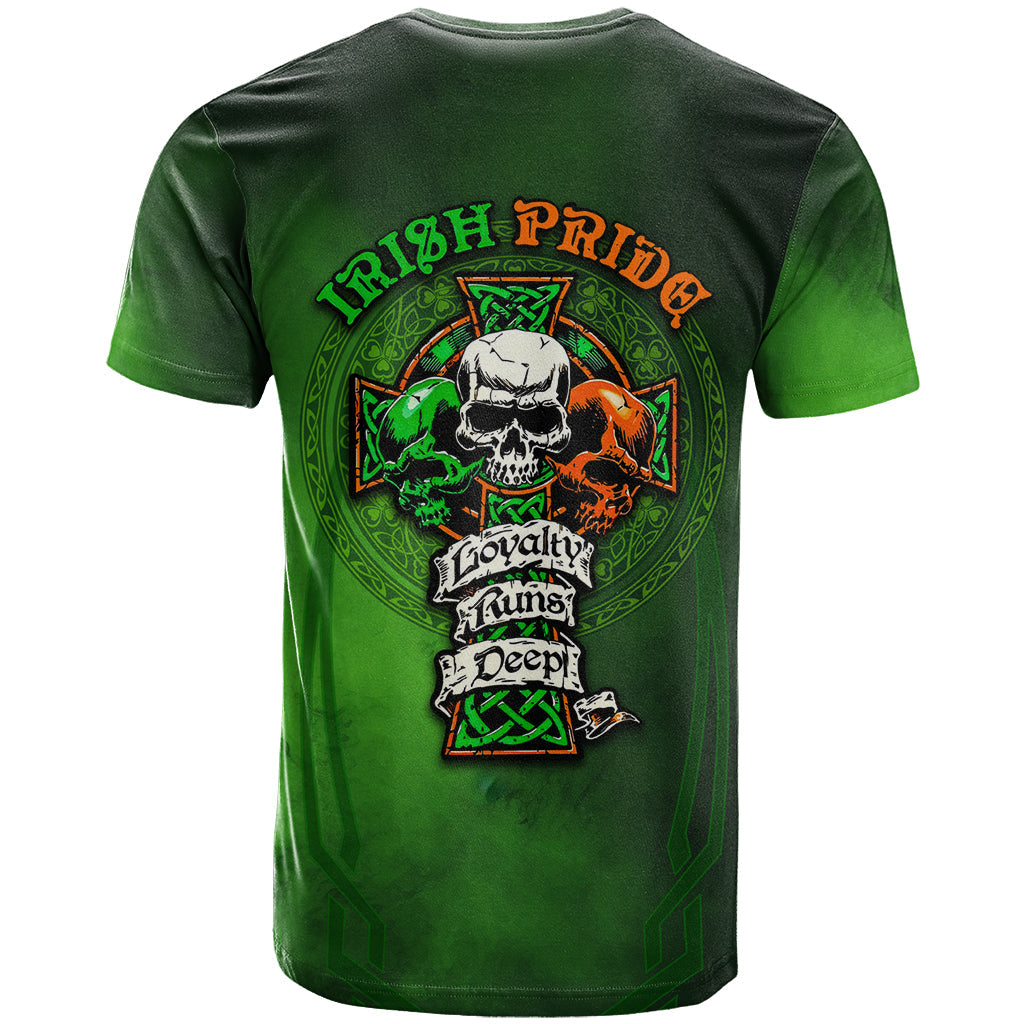 Irish Pride - Skull Cross Mix T-Shirt Graphic Tee