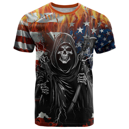 America Live It Love it Or Get the Hell Out T-Shirt Graphic Tee