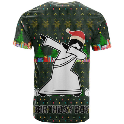 Jesus Birthday Boy Christmas T-Shirt Funny Xmas Holiday Patterns Graphic Tee