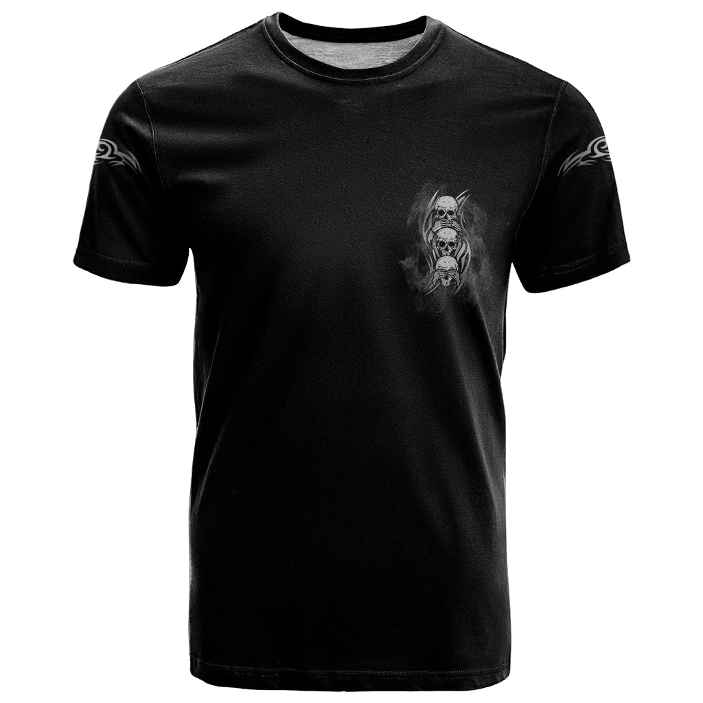 I'm Never Alone Skull Reaper T-Shirt Graphic Tee