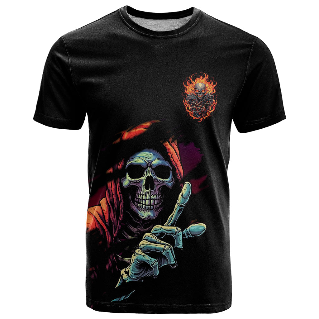 Reaper Skull T-Shirt I Can Fix Stupid But It's Gonna Hurt Graphic Tee