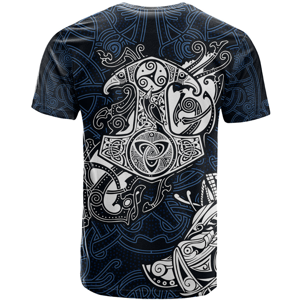 Viking T-Shirt Legendary Viking Boar and Intricate Norse Patterns Graphic Tee