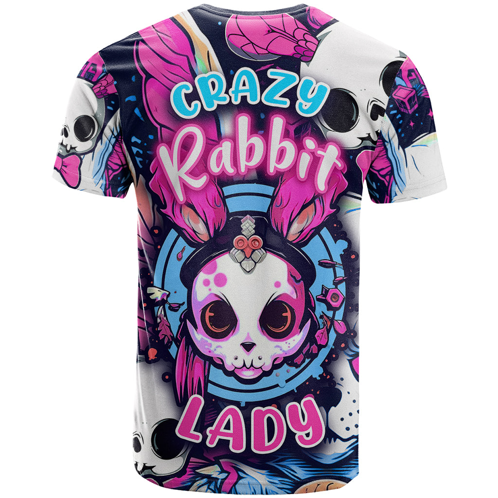 Crazy Rabbit Lady T-Shirt Graphic Tee