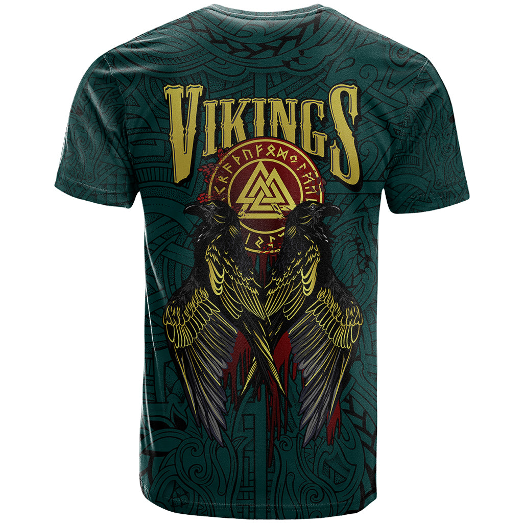 Viking T-Shirt Ravens - Hugin And Munin Graphic Tee