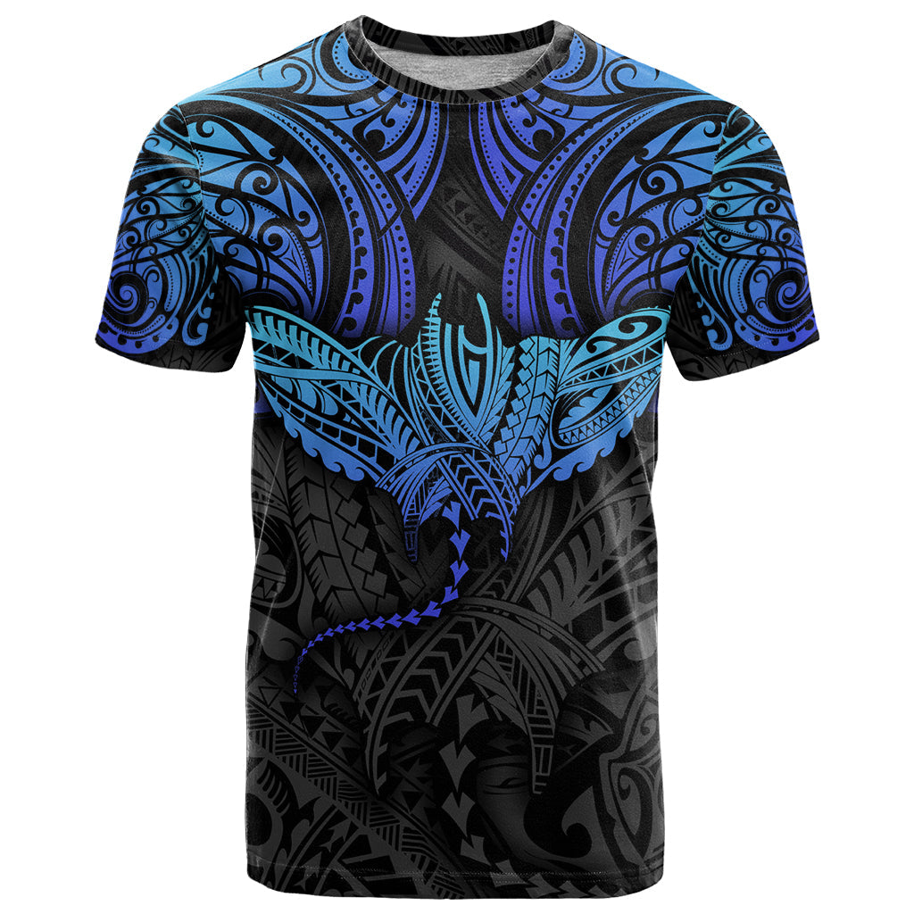 Polynesian Ray Pattern T-Shirt Graphic Tee