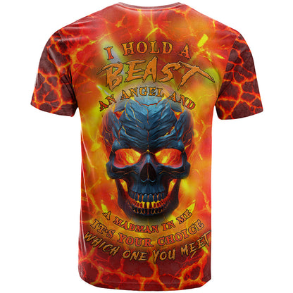 I Hold a Beast an Angel and a Madman In Me T-Shirt Graphic Tee