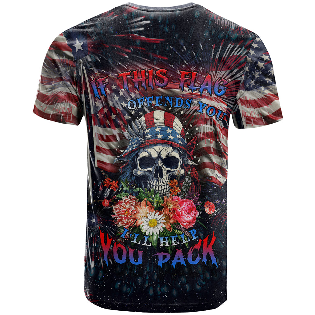 If This Flag Offends You I'll Help You Pack T-Shirt Graphic Tee