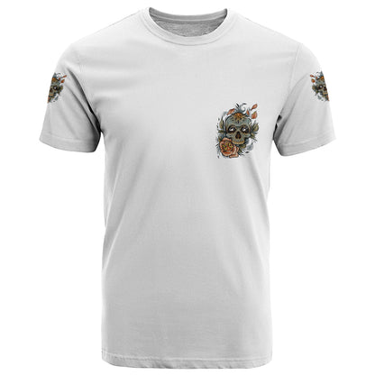I Don't Need A Middle Skull T-Shirt Graphic Tee
