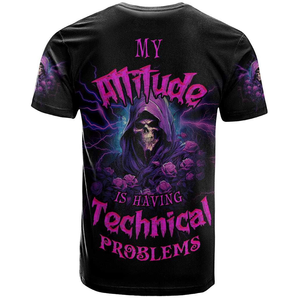 My Attitude Is Having Technical Problems T-Shirt Graphic Tee