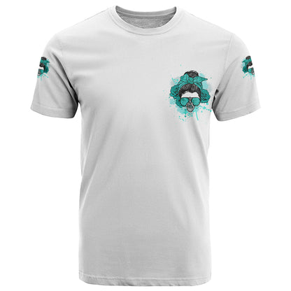 Don't Try To Figure Me Out Messy Bun T-Shirt Graphic Tee