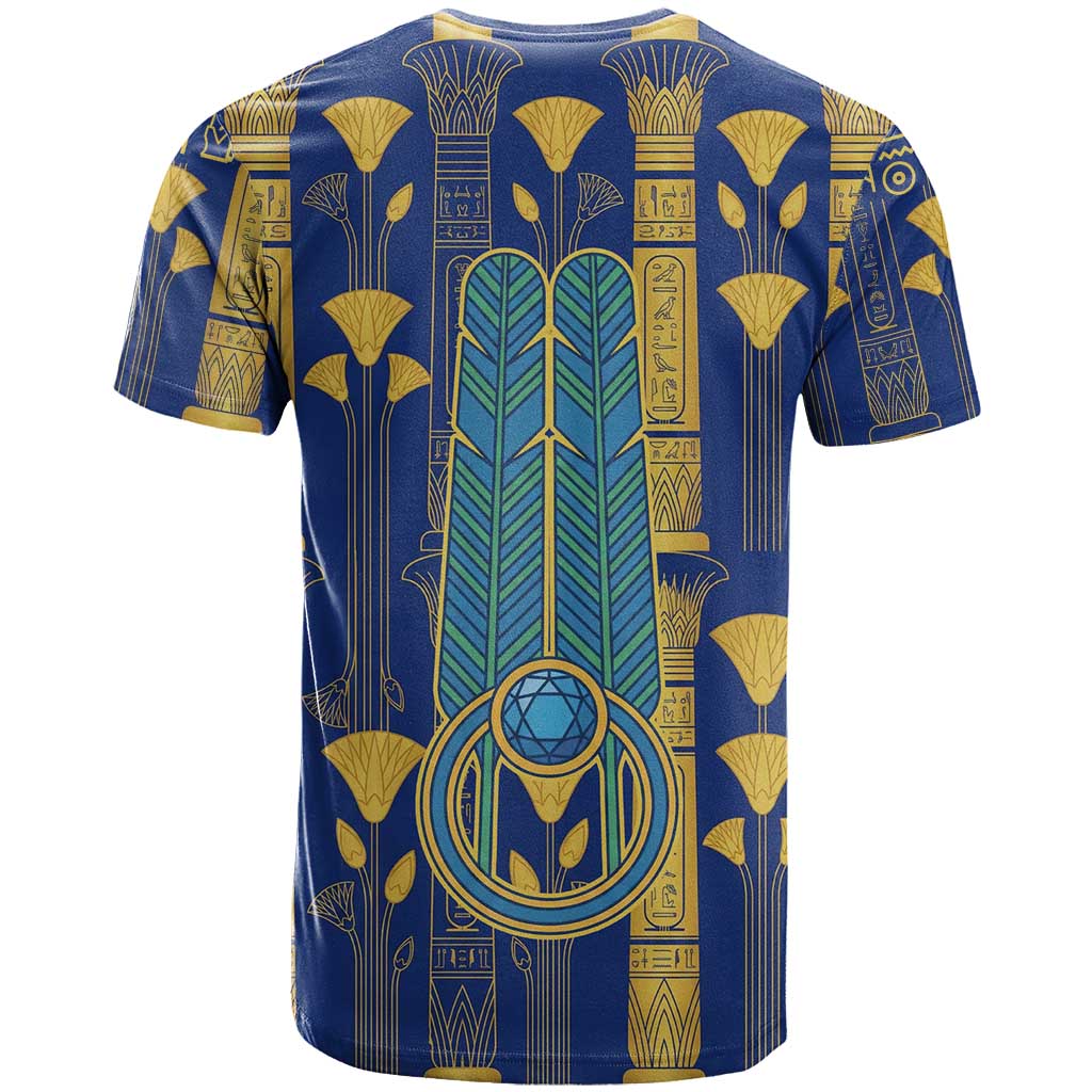 Amun T-Shirt Ancient Egyptian Hieroglyphic, Pharaoh and Scarab Graphic Tee
