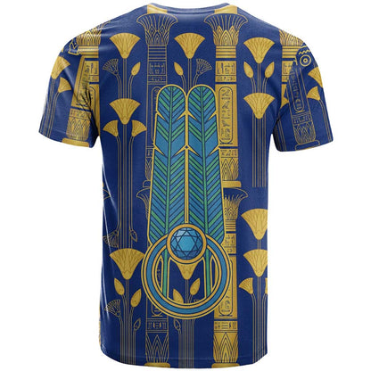 Amun T-Shirt Ancient Egyptian Hieroglyphic, Pharaoh and Scarab Graphic Tee