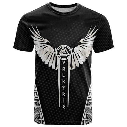 Viking Warrior T-Shirt Valkyrie - Warrior Of Asgard Graphic Tee