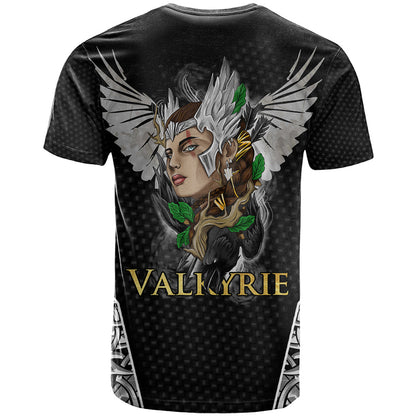 Viking Warrior T-Shirt Valkyrie - Warrior Of Asgard Graphic Tee