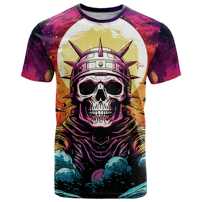 Skull Space T-Shirt I'll Put You In The Trunk Graphic Tee