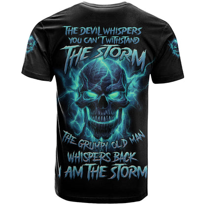 I Am The Storm Grumpy Old Man T-Shirt Graphic Tee