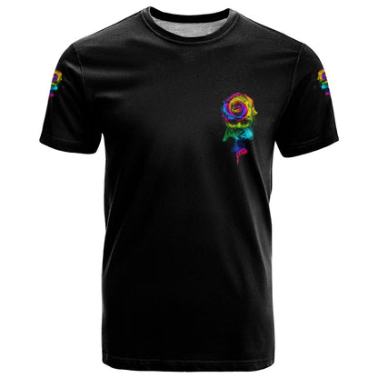 Karma Fairy Rose Smoke Skull T-Shirt Graphic Tee