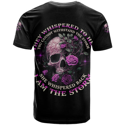 I Am The Storm Rose T-Shirt Graphic Tee