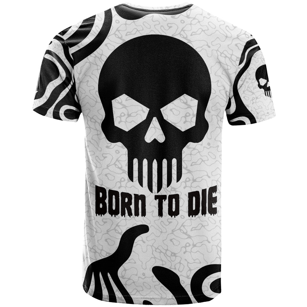 Skull T-Shirt Born To Die Graphic Tee