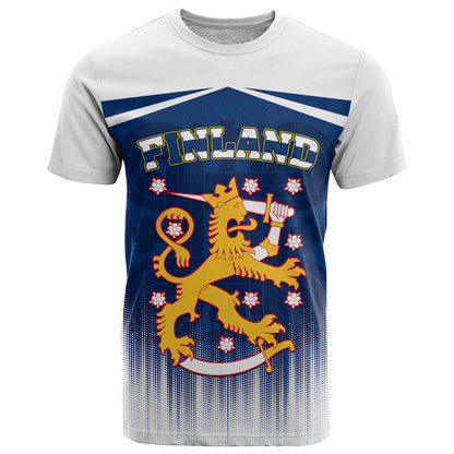 Finland T-Shirt Coat Of Arms Mix Hannunvaakuna Graphic Tee