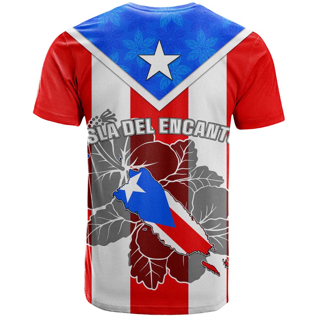 Puerto Rico T-Shirt Coqui Frog Mix Flor de Maga Graphic Tee