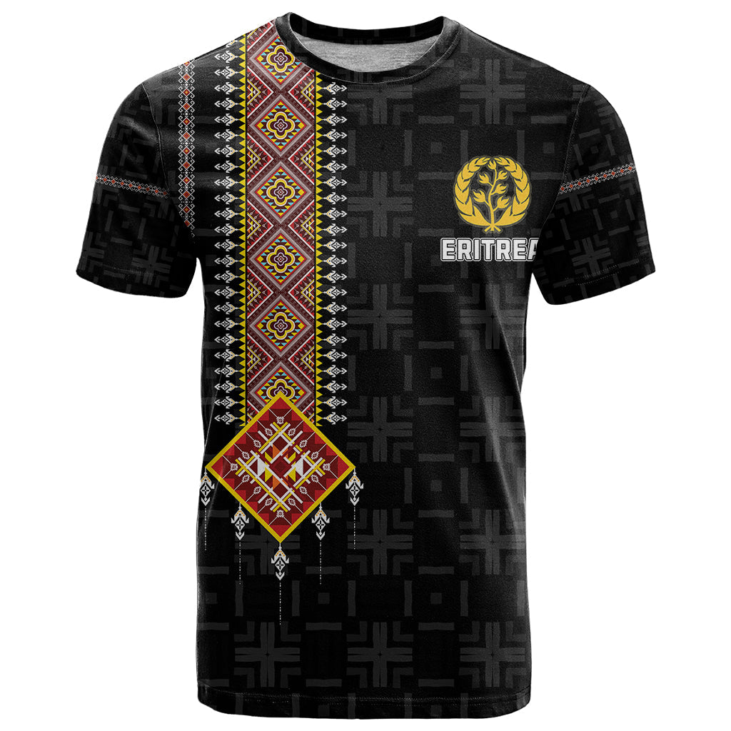 Eritrea T-Shirt Habesha With African Pattern Graphic Tee