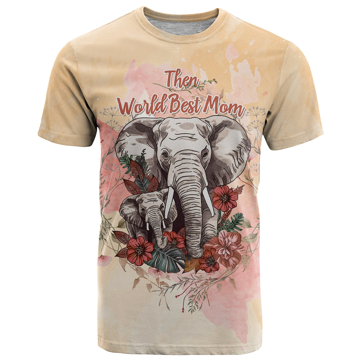 Then World Best Mom Now World Greatest Grandma Mother's Day T-Shirt Graphic Tee