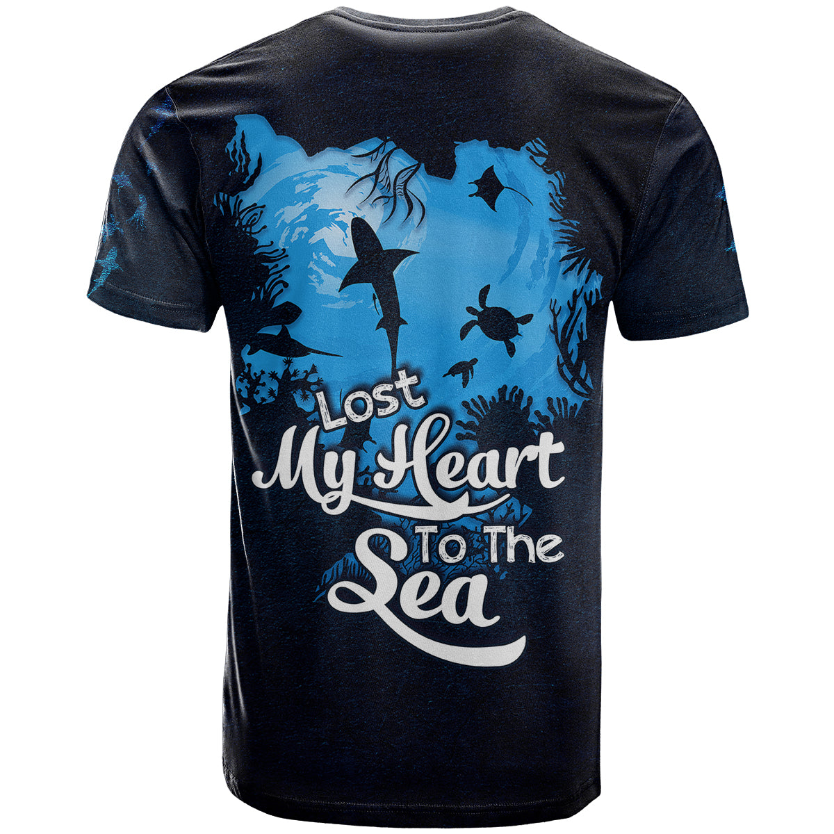 World Ocean Day T-Shirt Lost My Heart To The Sea Graphic Tee